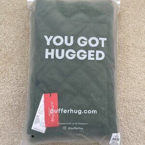 PUFFER HUG 418 Convertible Scarf - Green -Adult Size Unisex NWT